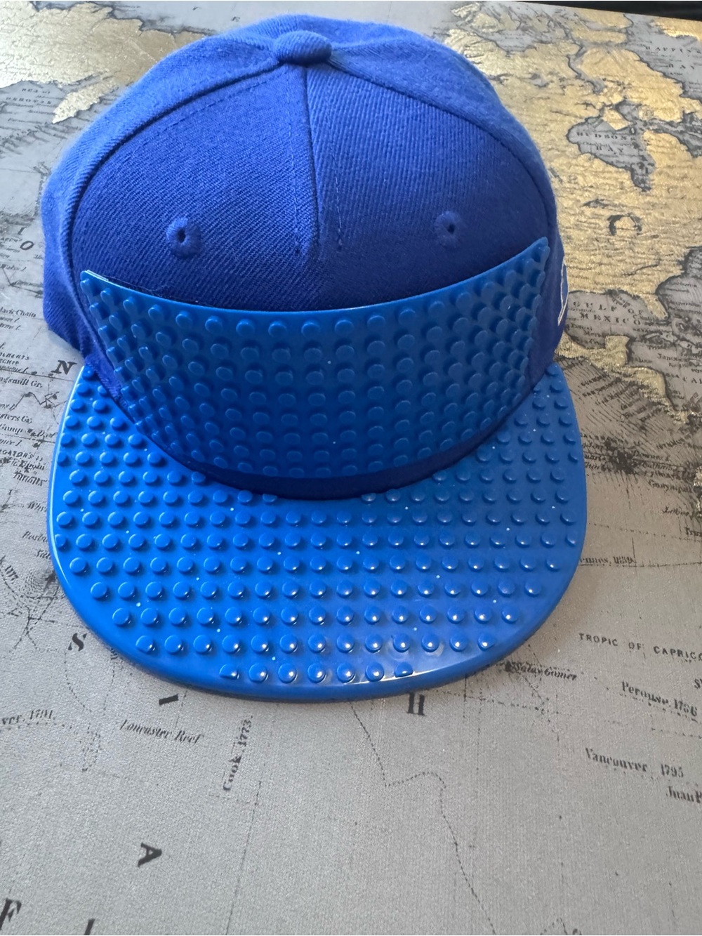 Brick Brick Men's Snapback adjustable Hat with LEGO attachment approved